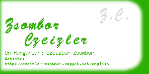 zsombor czeizler business card